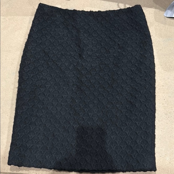 Beth Bowley Black Textured Pencil Skirt - Picture 1 of 4